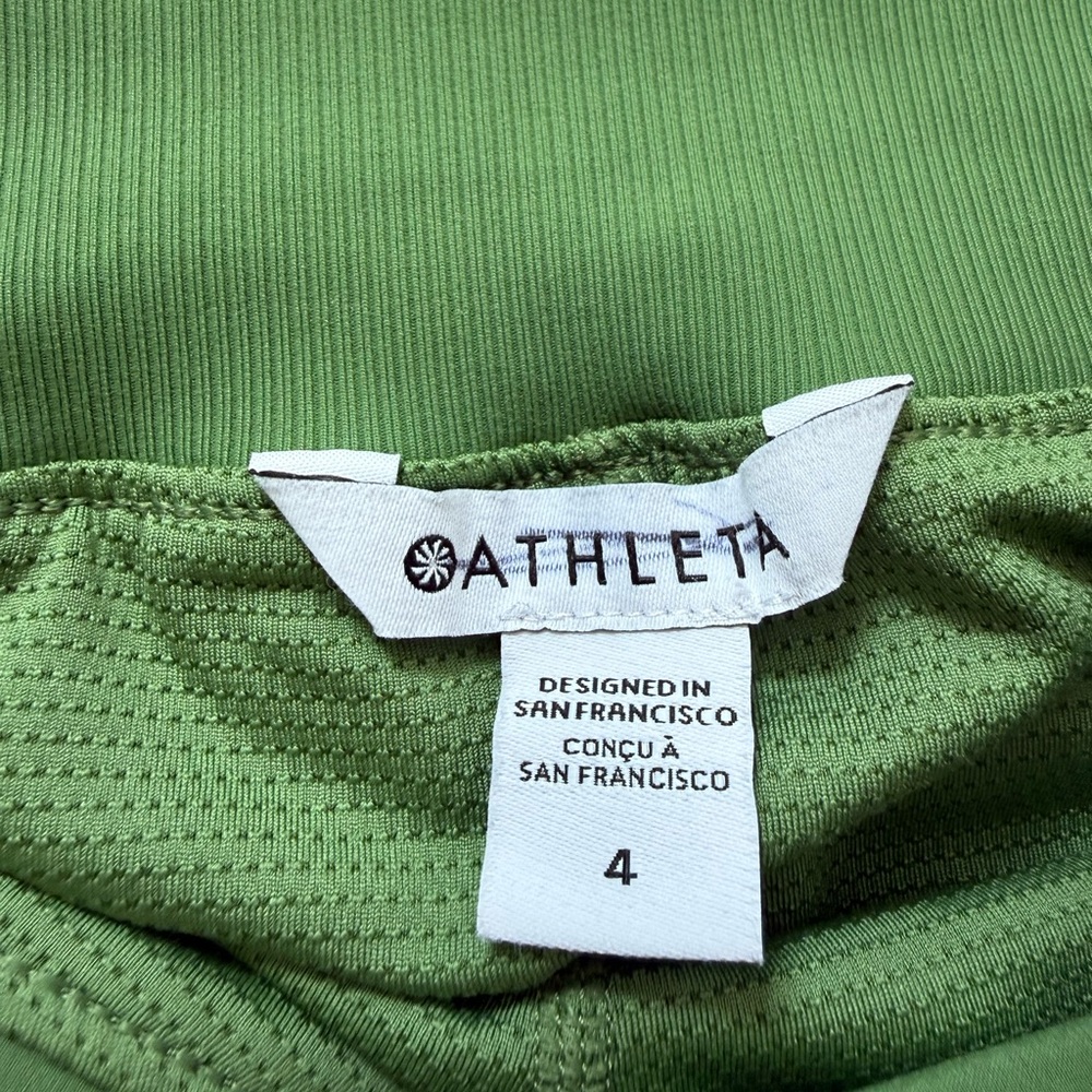 Athleta 2024 Brooklyn Women's 16" Green Tennis Pickleball Skort Size 4 - Picture 6 of 9